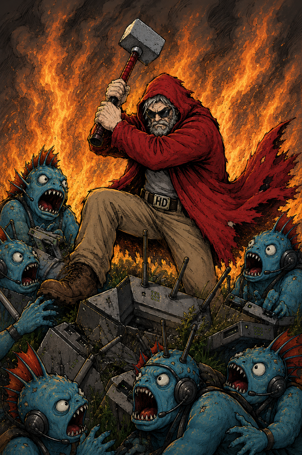 Helpdesker Returns promo artwork three