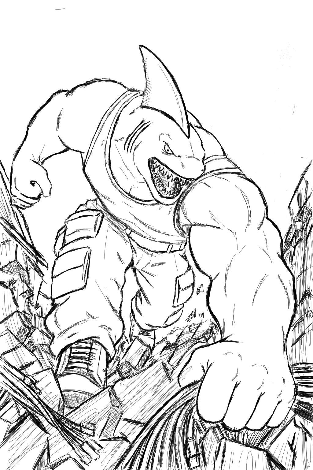 Helpdesker Returns sketch book artwork 3