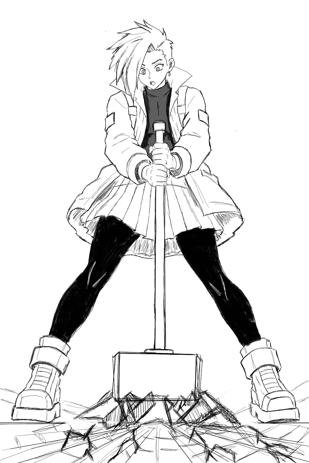 Helpdesker Returns sketch book artwork 6