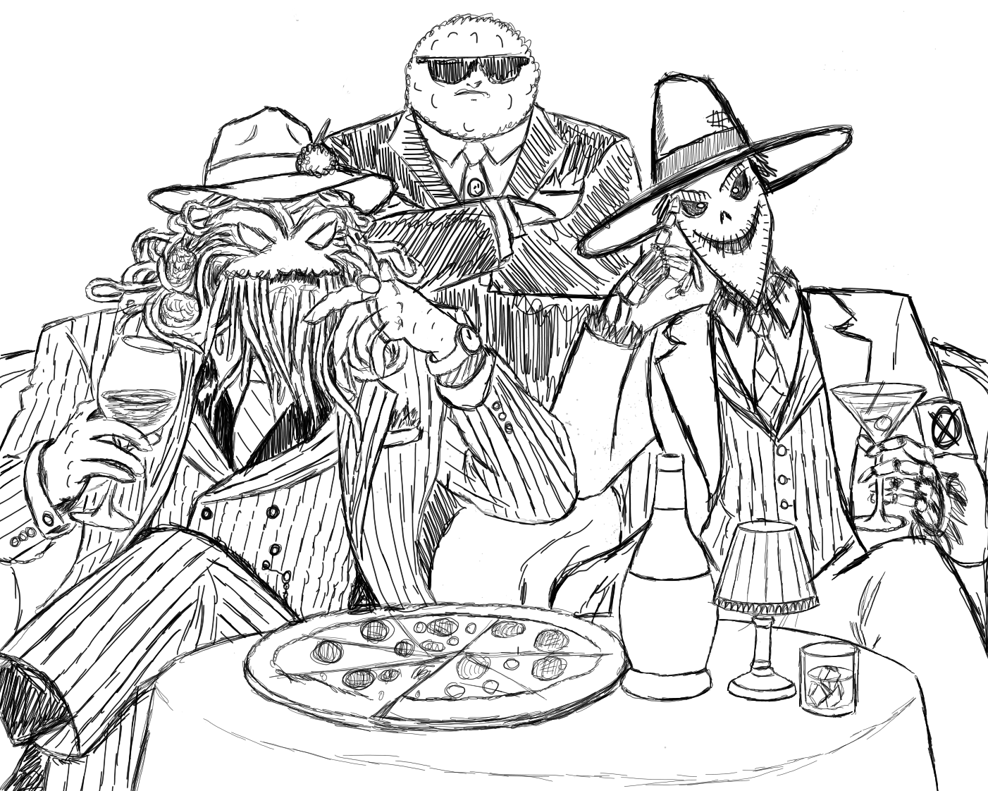 Helpdesker Returns sketch book artwork 7