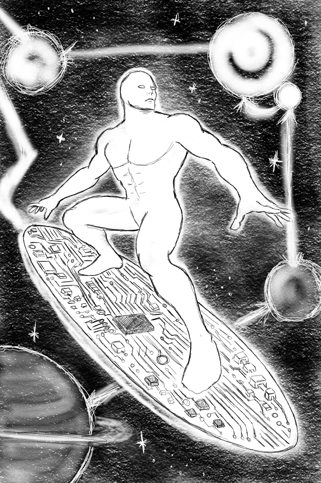 Helpdesker Returns sketch book artwork 8