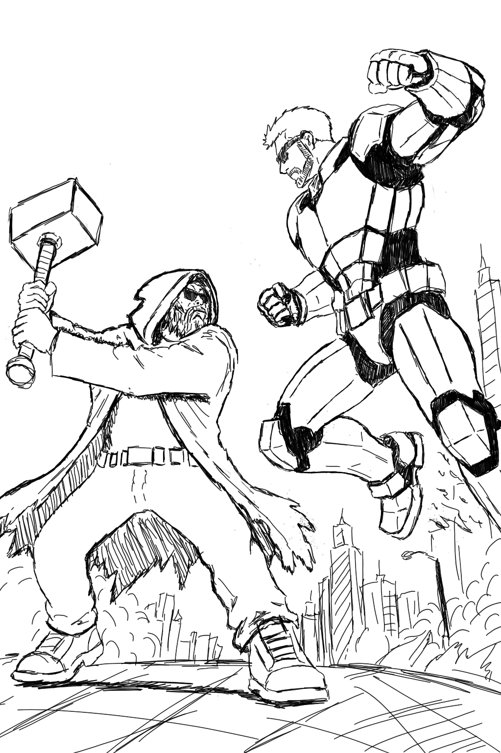 Helpdesker Returns sketch book artwork 9