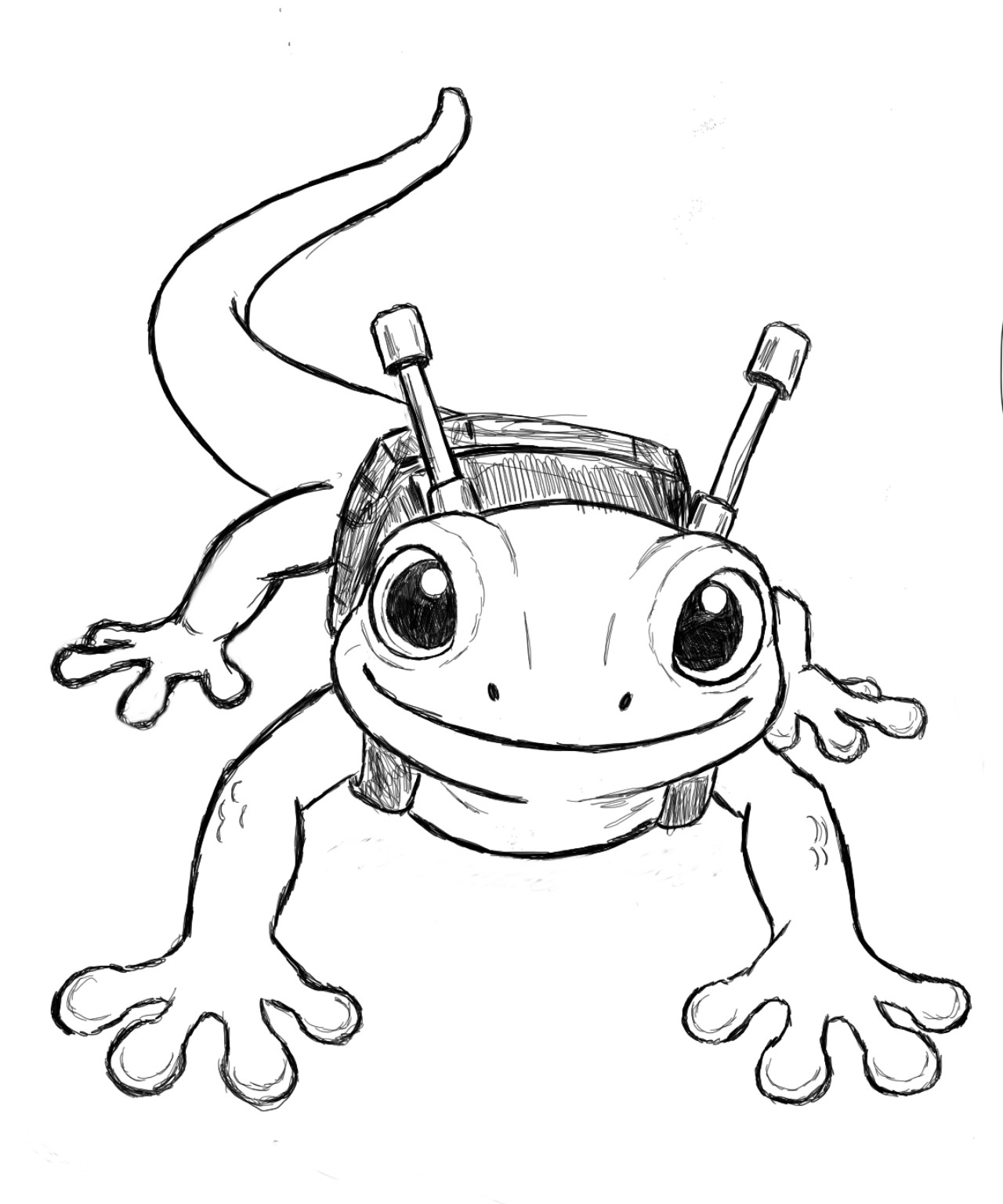 Helpdesker Returns sketch book artwork 11