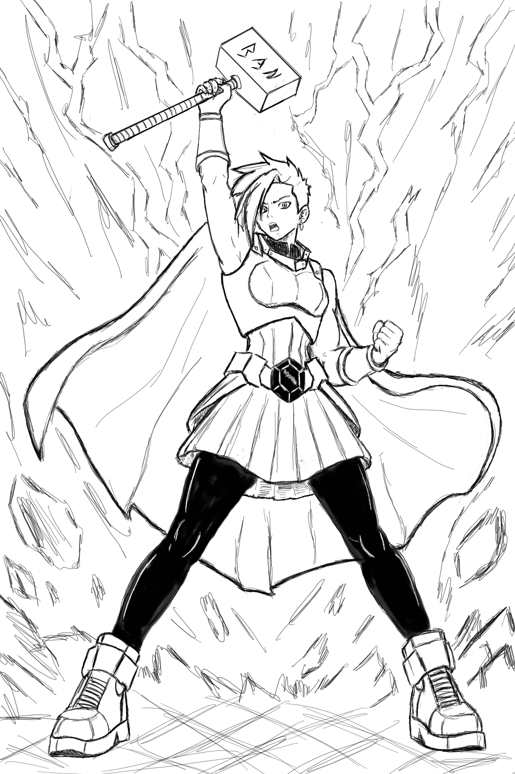 Helpdesker Returns sketch book artwork 12